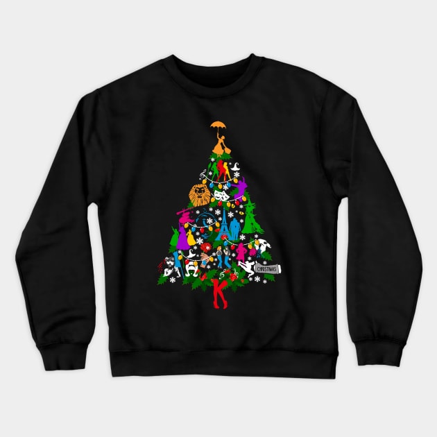 Broadway Christmas Crewneck Sweatshirt by KsuAnn